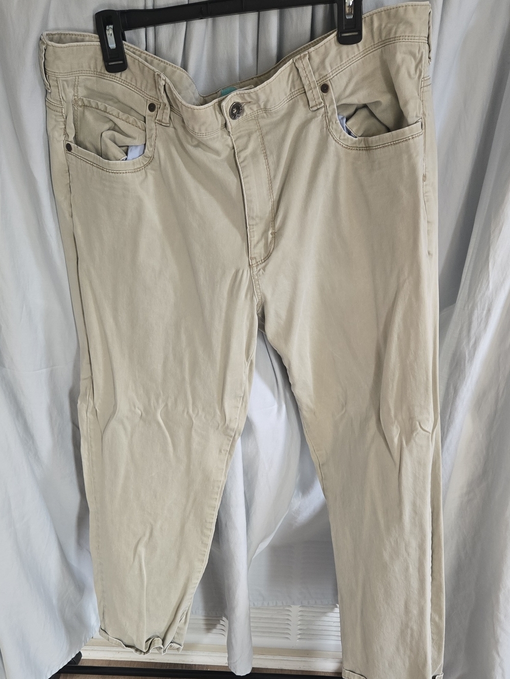 Tommy Bahama Men's Straight Jeans in Light Tan